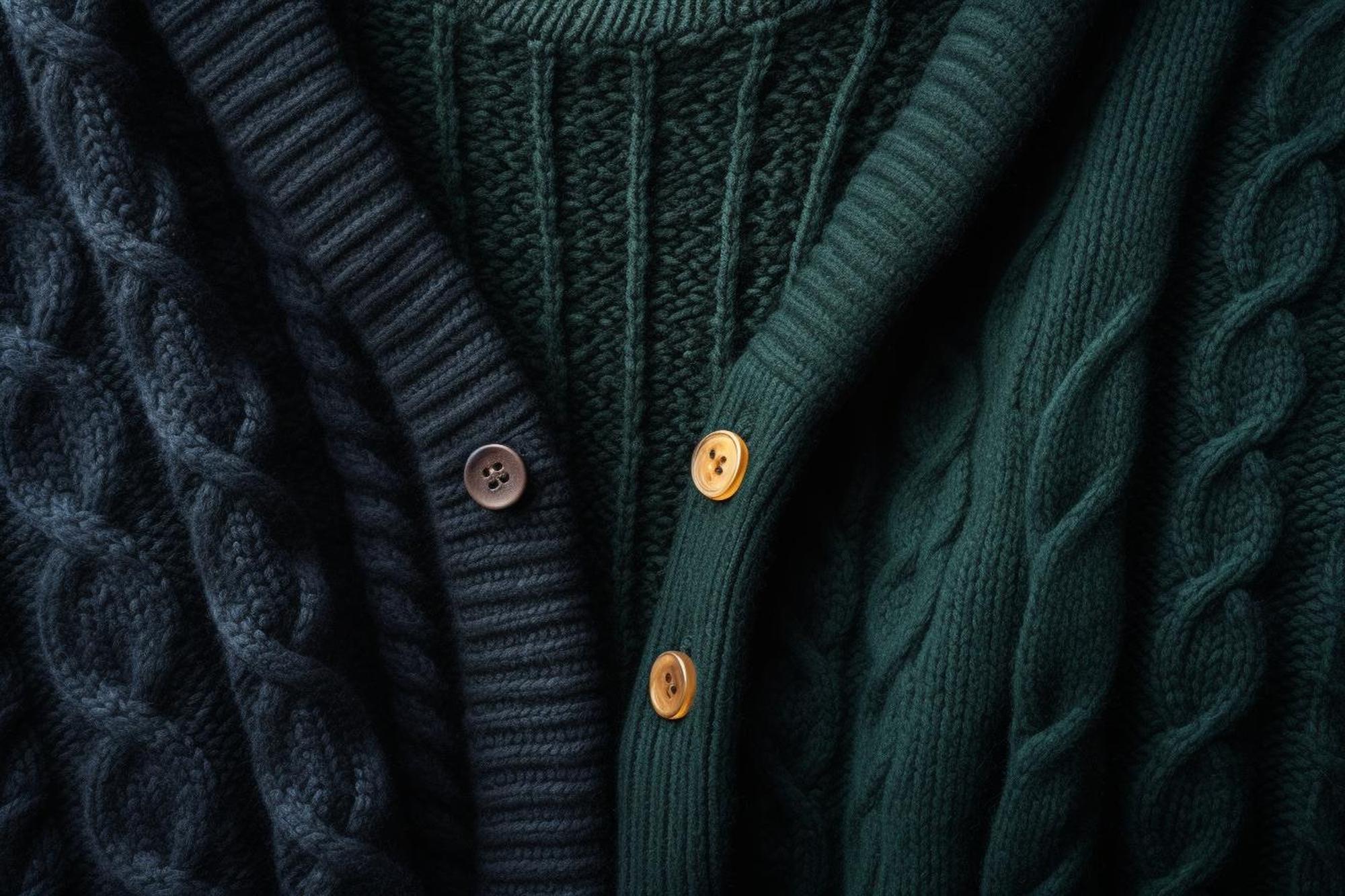 large editorial: embroidered jacket with geometric pattern